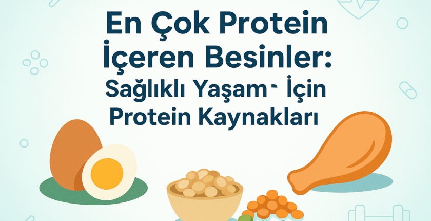 En Çok Protein İçeren Besinler: Sağlıklı Yaşam İçin Protein Kaynakları
