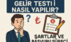 Gelir Testi Nasıl Yapılır? Şartlar ve Başvuru Süreci