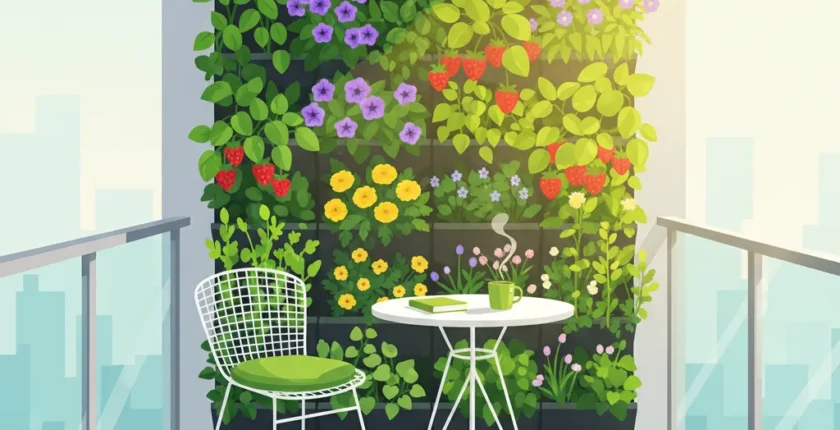Küçük Balkonlar İçin Dikey Bahçe Kurulum Rehberi: Şehirde Yeşil Bir Vaha Yaratın