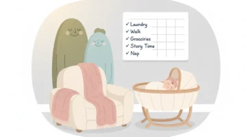 Bebek Doğduktan Sonra İlk 2 Hafta: Ebeveynler İçin Pratik Ev Düzeni ve Görev Paylaşımı Rehberi