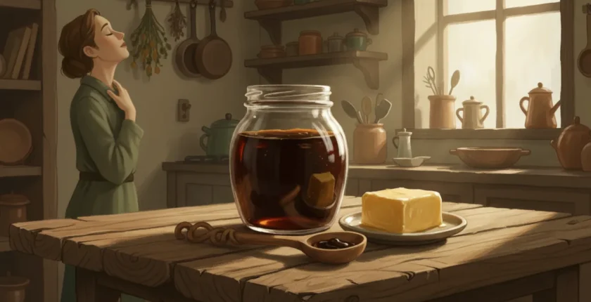 Boğaz Gıcığı ve Kuru Öksürüğe Doğal Çözüm: Tereyağı Pekmez Kürü